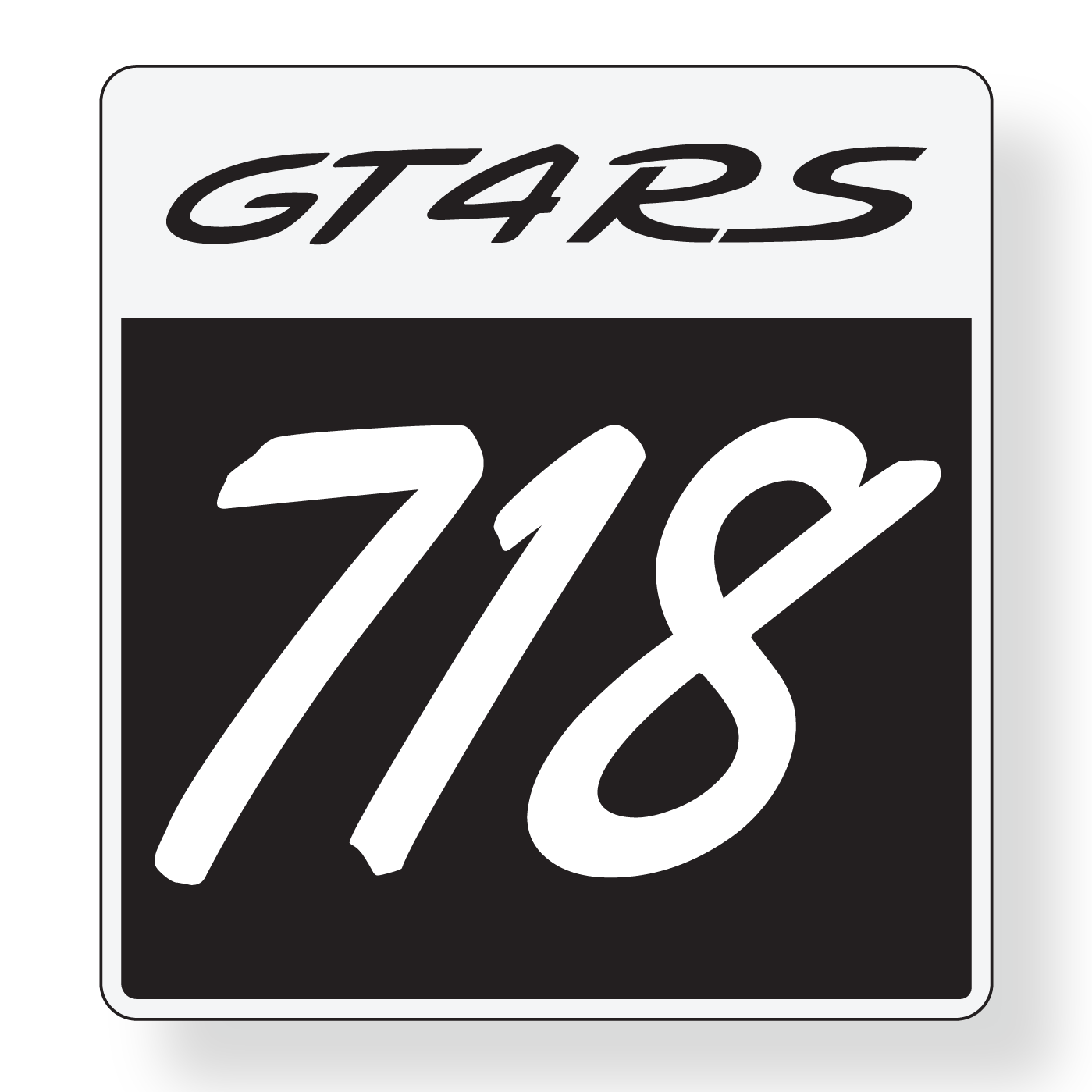GT4RS Racing Numbers